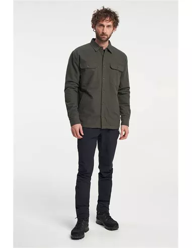 Tenson Cargo Shirt Jacket Dark Khaki